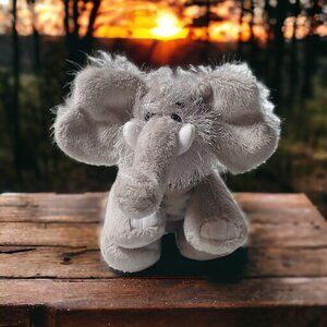 Webkinz Ganz Elephant Plush Animal HM007 Gray Zoo Animal NO CODE Toy Child